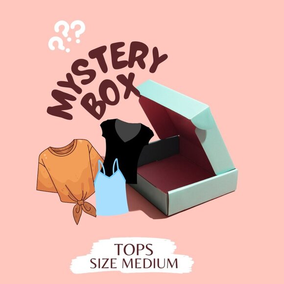 ✨ Mystery Shirt Box | 4 Tops | Size Medium | Trendy & Everyday Styles - Picture 1 of 1